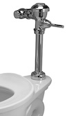 Typical WC Flush Valve Toilet - flush valve