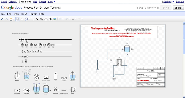 PFD - process flow diagram - online drawing template symbols PFD - process flow diagram - online drawing template symbols