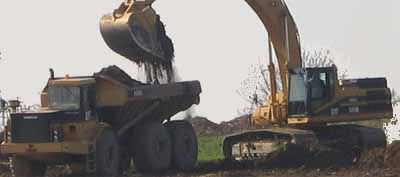 Soil - expansion from borrow to lorry and dump fill