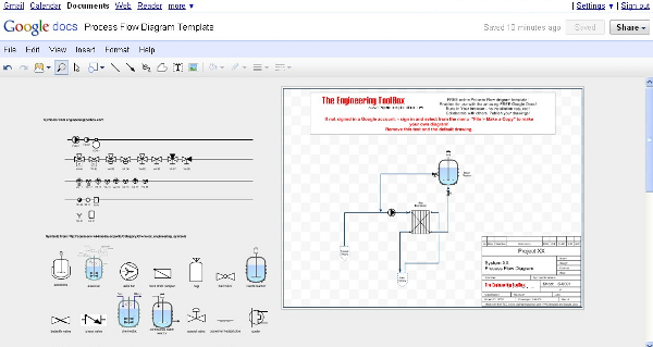 PFD - Process Flow Diagram - Online Drawing Tool circuit diagram drawer 