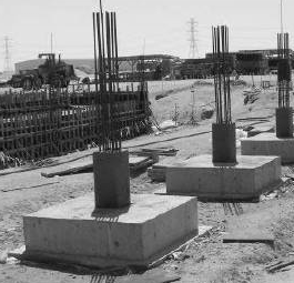 construction of foundation process for large building