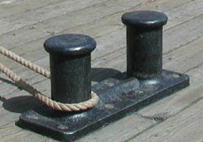 Bollard - quay ship mooring Bollard - quay ship mooring