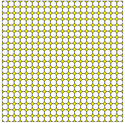Number of circles within a rectangle - rectangular pattern Number of circles within a rectangle - rectangular pattern